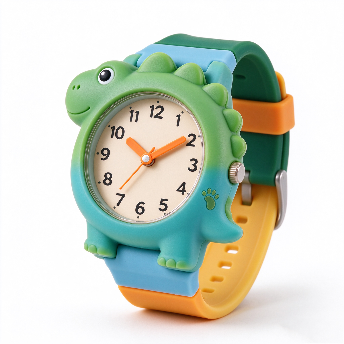 Green Dinosaur Kids Watch