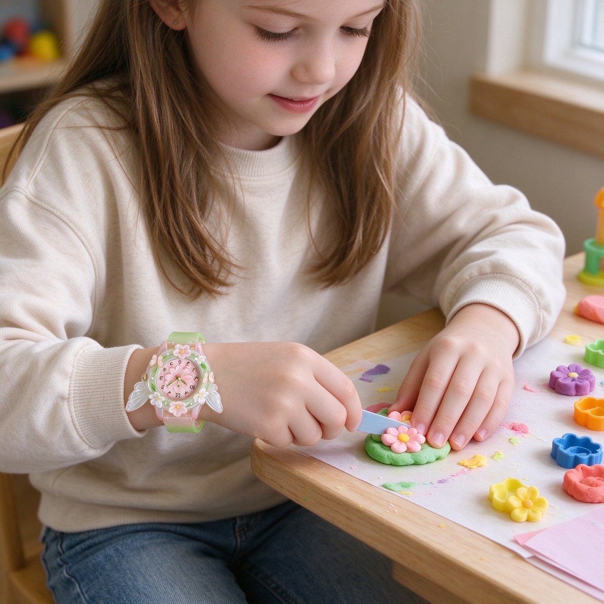 Fairy Wing Floral Kids Watch