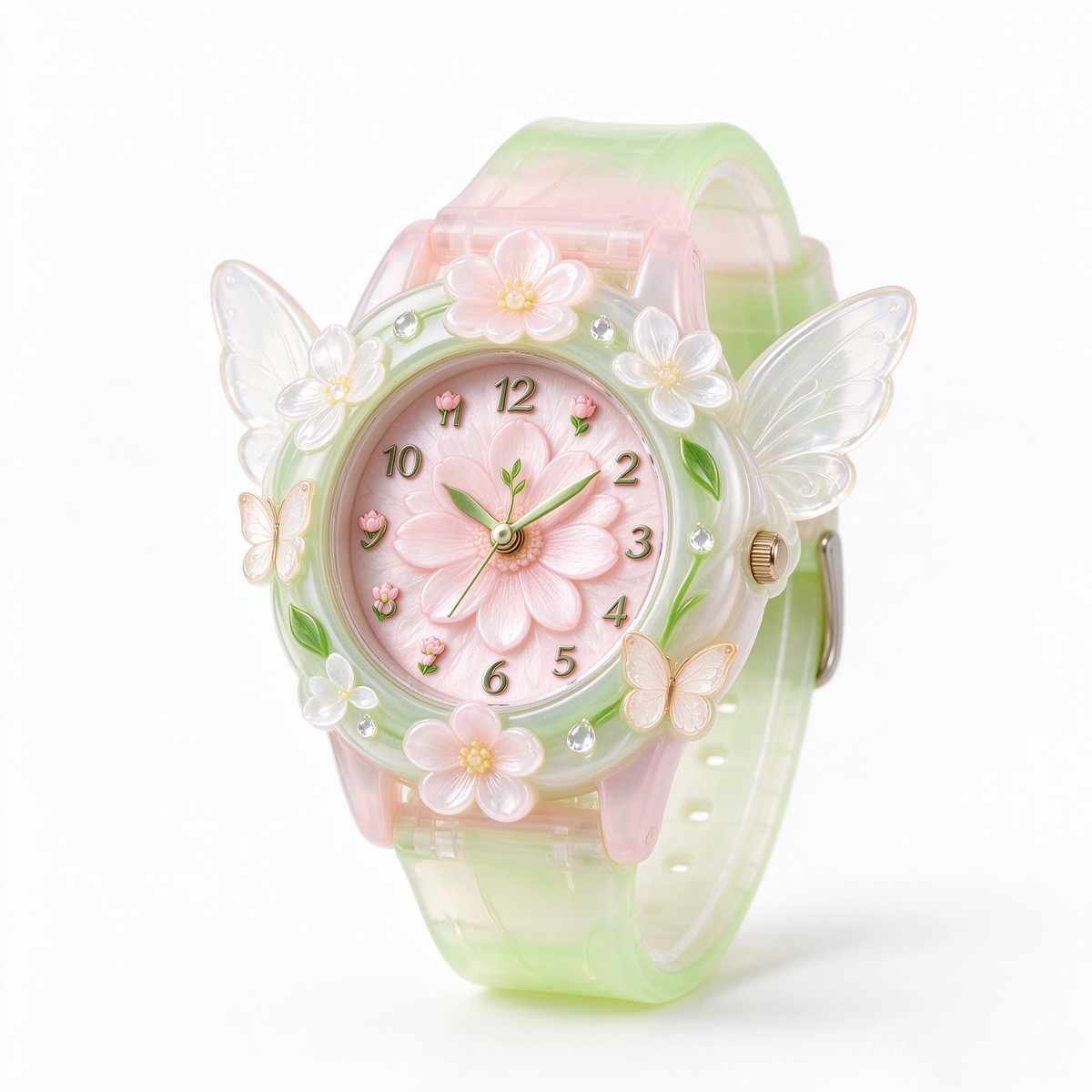 Fairy Wing Floral Kids Watch